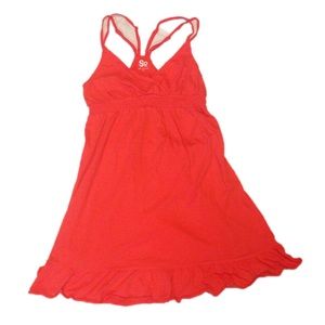 Strappy Back SO Reddish/Orange Dress